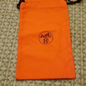 Hermes  dust bag 8.5 x 5